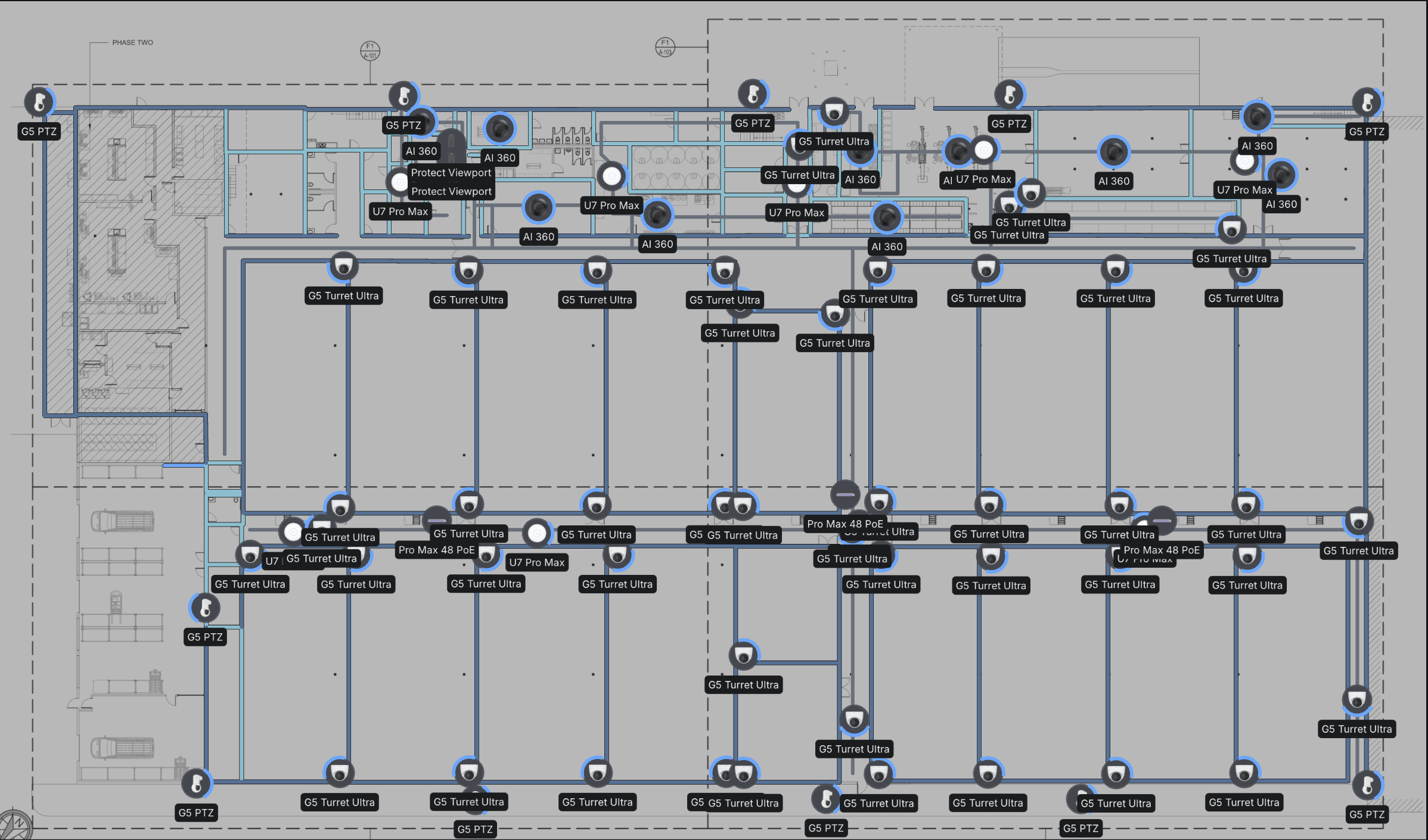JMK5 Facility Floor Plan — Device Placement